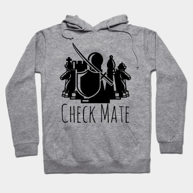 Check Mate Hoodie by yukiotanaka